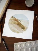 Reprodukcja "Powiew na wydmach"