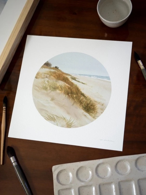 Reprodukcja "Powiew na wydmach"