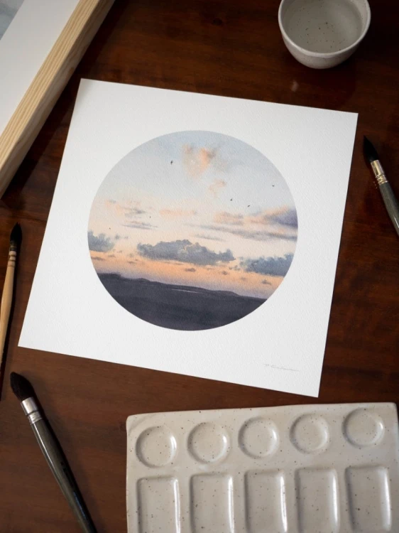 Reprodukcja "Zawieszone"