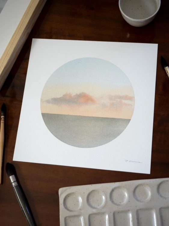 Reprodukcja "Na nieboskłonie"