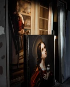 Kopia obrazu "Maria Magdalena" (autor: Carlo Dolci) wykonana przez Piotra Cieślewicza