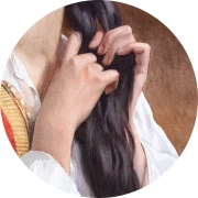 Reprodukcja "Włosy"