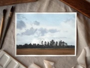 Obraz akwarelowy "Bliżej ziemi nr 8" - Piotr Cieślewicz