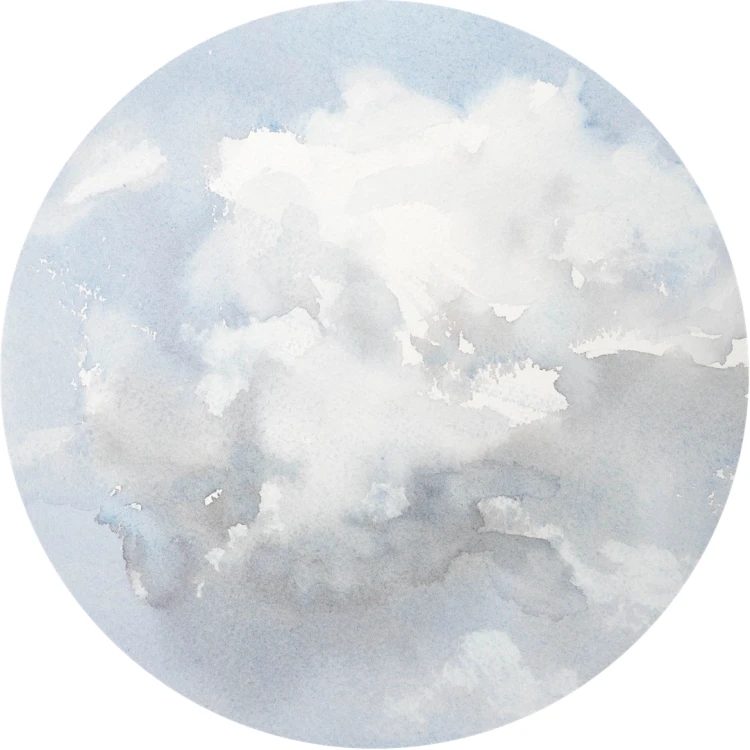 Obraz akwarelowy "Puch" - Piotr Cieślewicz