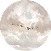 Obraz akwarelowy "Ucieczka" - Piotr Cieślewicz