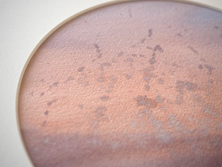 Obraz akwarelowy "Rozedrganie" detale - Piotr Cieślewicz