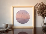 Obraz akwarelowy "Rozedrganie" w oprawie - Piotr Cieślewicz