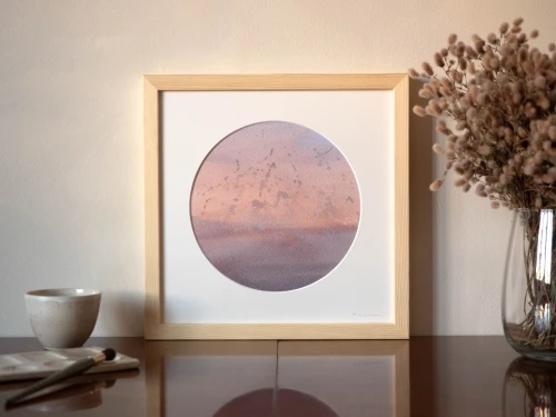 Obraz akwarelowy "Rozedrganie" w oprawie - Piotr Cieślewicz