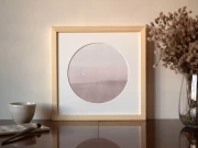 Obraz akwarelowy "Szept" w oprawie - Piotr Cieślewicz