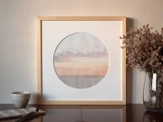 Obraz akwarelowy "Brzask" w oprawie - Piotr Cieślewicz