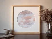 Obraz akwarelowy "Strzępki" w oprawie  - Piotr Cieślewicz