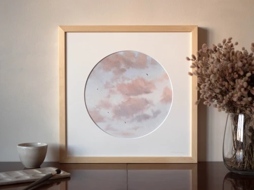 Obraz akwarelowy "Strzępki" w oprawie  - Piotr Cieślewicz