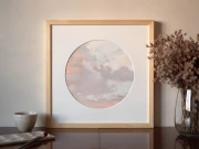 Obraz akwarelowy "Mapa" w oprawie - Piotr Cieślewicz