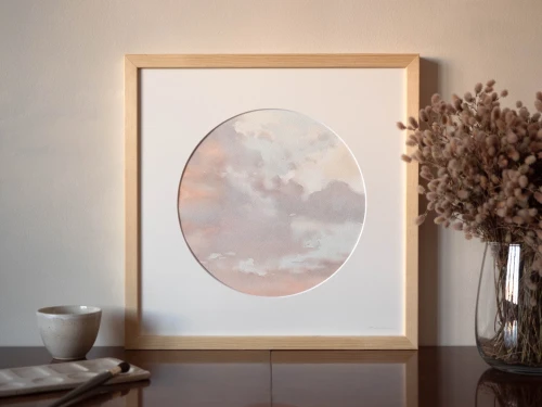 Obraz akwarelowy "Mapa" w oprawie - Piotr Cieślewicz