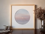 Obraz akwarelowy "W oddali" w oprawie - Piotr Cieślewicz