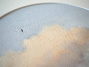 Obraz akwarelowy "Nieważkość" detale - Piotr Cieślewicz