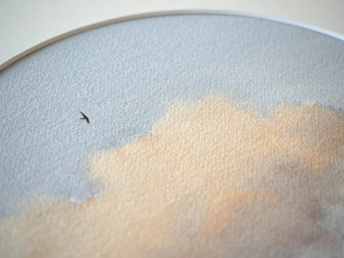 Obraz akwarelowy "Nieważkość" detale - Piotr Cieślewicz