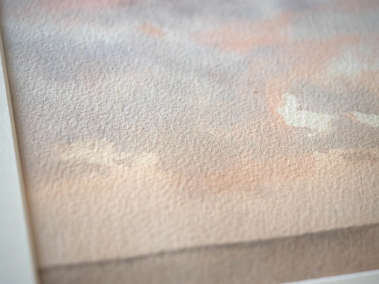 Obraz akwarelowy "Azymut" detale - Piotr Cieślewicz