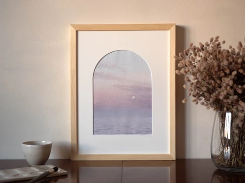 Obraz akwarelowy "Tafla" w oprawie - Piotr Cieślewicz