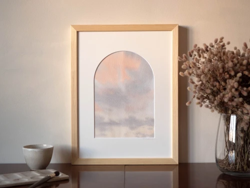 Obraz akwarelowy "Rozmycia" w oprawie - Piotr Cieślewicz