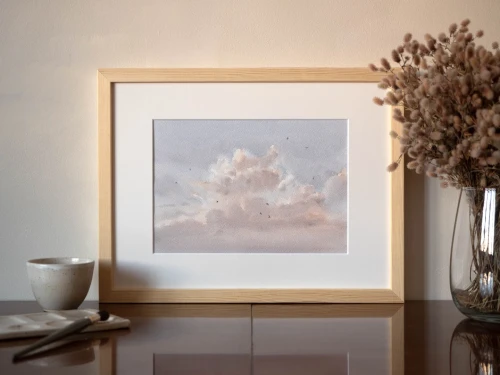 Obraz akwarelowy "Mgnienie" w oprawie - Piotr Cieślewicz