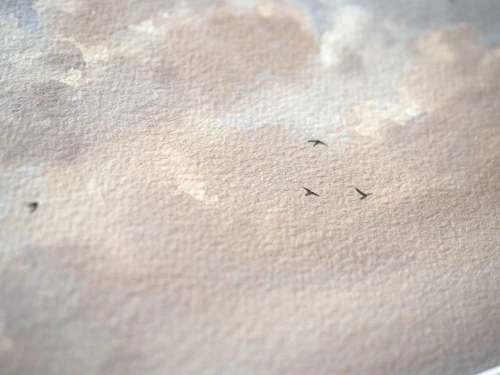 Obraz akwarelowy "Mgnienie" detale - Piotr Cieślewicz