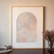 Obraz akwarelowy "Dotyk" w oprawie - Piotr Cieślewicz