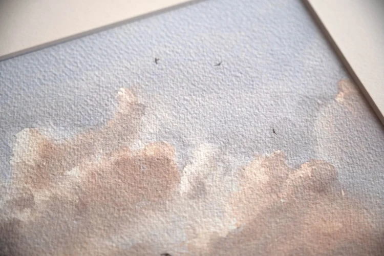 Reprodukcja "Mgnienie" zbliżenie