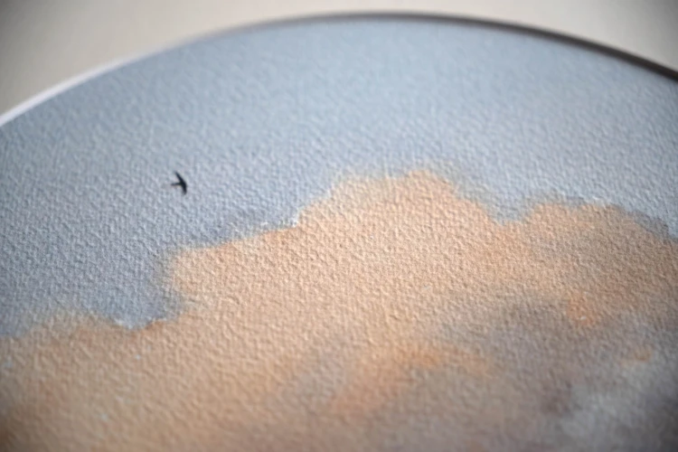 Reprodukcja "Nieważkość" zbliżenie