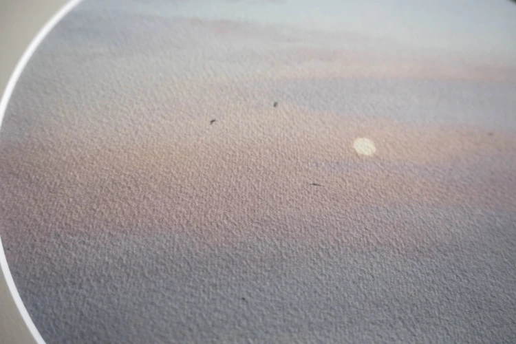 Reprodukcja "W oddali" zbliżenie