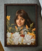 Piotr Cieślewicz - portret olejny na zamówienie w oprawie