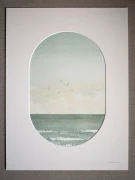 Piotr Cieślewicz - "Bezkres" - reprodukcja z passe-partout