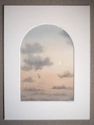 Piotr Cieślewicz - "Obłoki" - reprodukcja z passe-partout