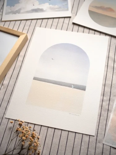 Piotr Cieślewicz - "Nad brzegiem" - reprodukcja