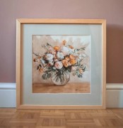 Piotr Cieślewicz - Bukiet akwarelowy z goździkiem