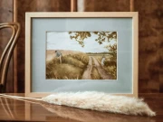 Piotr Cieślewicz - pejzaż akwarelowy "Sielanka z Nowym Mieście"