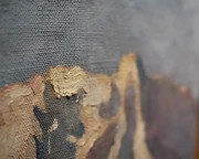 Kopia obrazu "Pejzaż krymski" (autor: Władysław Jarocki) wykonana przez Piotra Cieślewicza