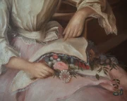 Kopia obrazu "Portret Felicji Wężyk z Osin" (autor: Jan Antoni Simon) wykonana przez Piotra Cieślewicza