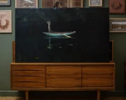 Kopia obrazu "Solitude" (autor: Thomas Alexander Harrison) wykonana przez Piotra Cieślewicza