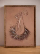 Piotr Cieślewicz - obraz olejny "Wianek" z ramą