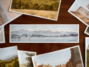 Piotr Cieślewicz - reprodukcja akwareli "Tatry zimą"