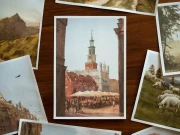 Piotr Cieślewicz - reprodukcja akwareli "Ratusz poznański"